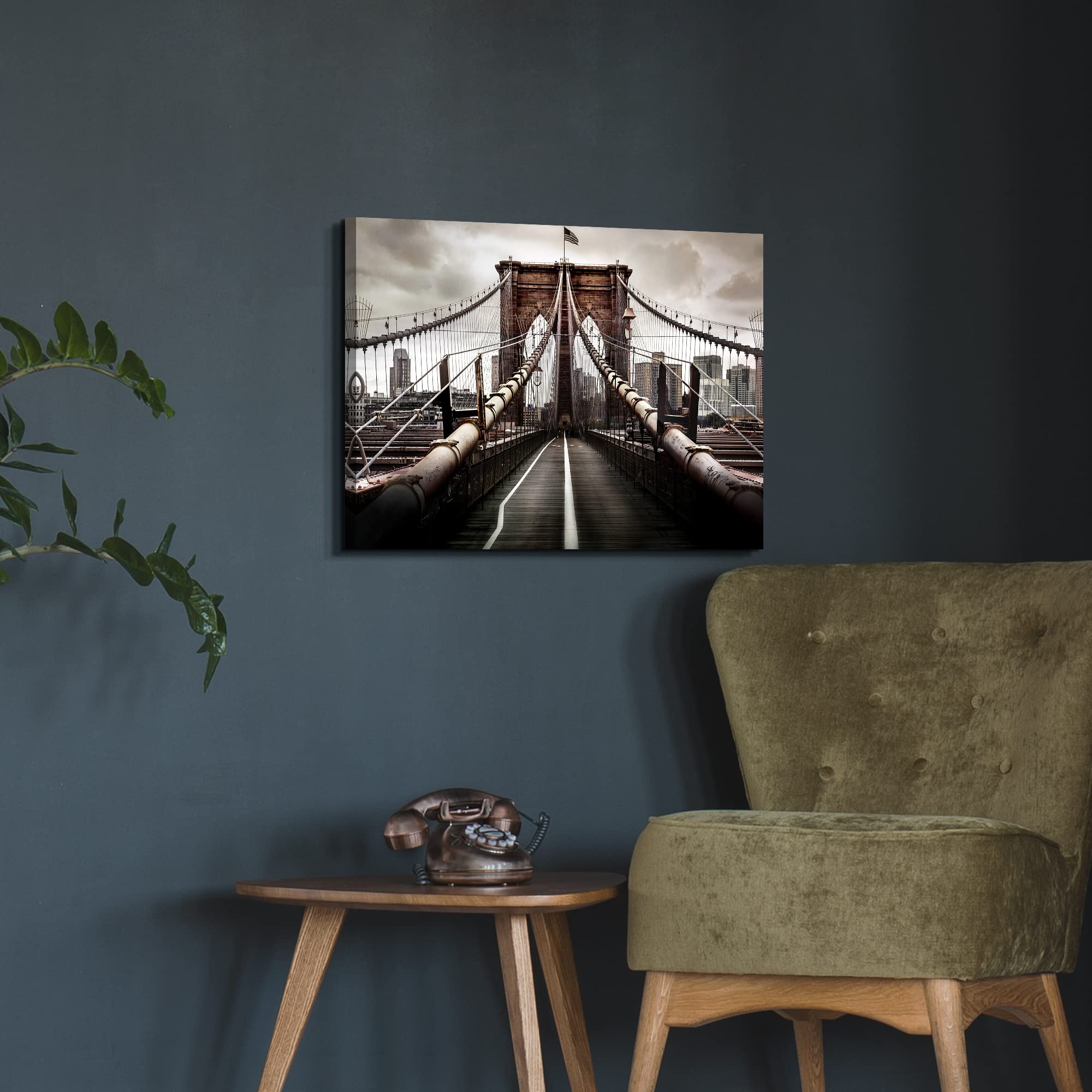 Amazon｜ニューヨークキャンバス壁アート:インダストリアル